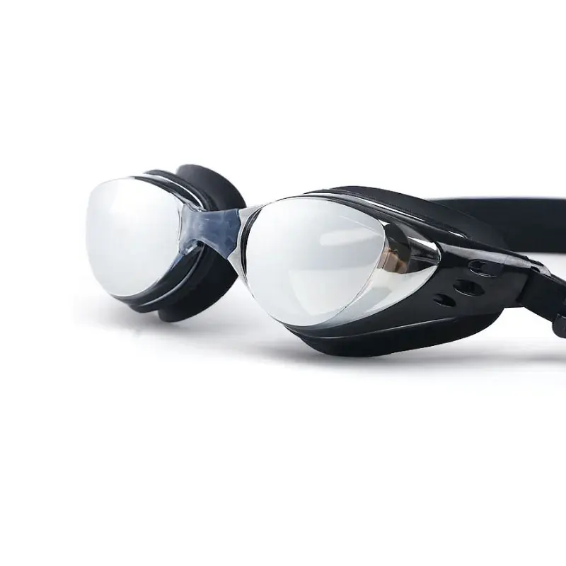 Очки для плавания для близорукости для мужчин и женщин-1,0 ~-10 водонепроницаемые противотуманные очки для плавания по рецепту водные силиконовые очки для дайвинга