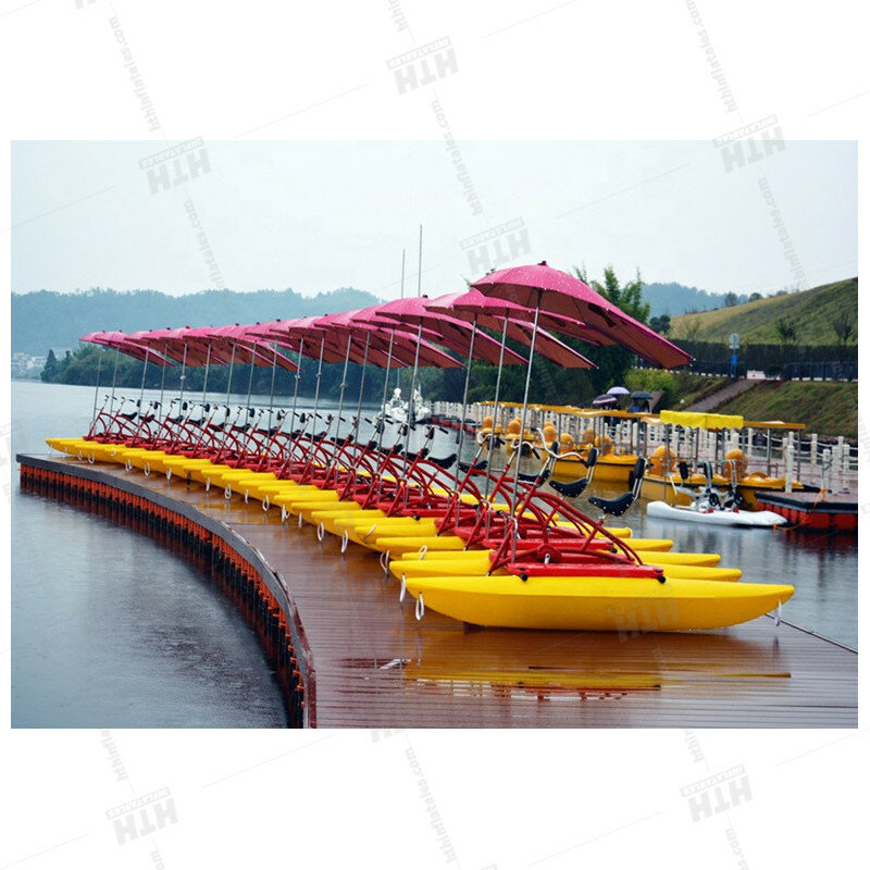 High Quality Pedal Boat Water Sports Bicycle Aqua Bike Ocean Leisure Tricycle For Sale