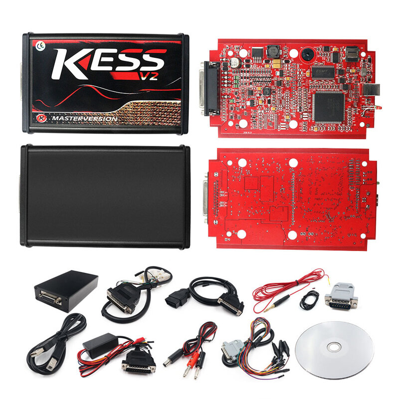 Instrumento de diagnóstico de fallos de coche, comprobación en tiempo Real del voltaje de la batería para Win Xp/win7 32Bit/win8, sistema para Kess V2 V5.017, 12-24V