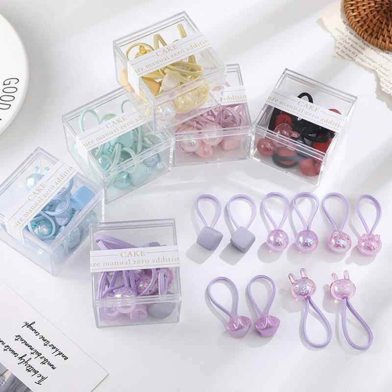 1~10PCS Reliable Children's Hair Accessories Cute And Playful Design Colorful Star Hair Ties Fashionable Kids Hair Elastics