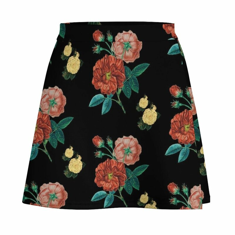 EWdy-Mini jupe à fleurs roses, vêtements vintage des années 90, pour dames