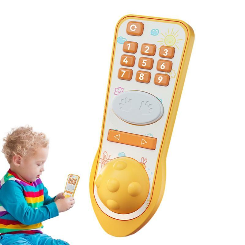 Juguetes de Control remoto de TV con luz y sonidos, juguete educativo Montessori divertido, coordinación ocular, mano