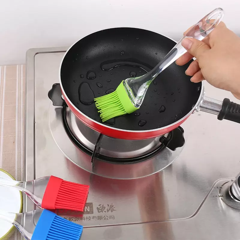 Food Grade Gel Tea Brushes Silicone Baking Bakeware Bread Cook Pastry Oil Cream BBQ Brushes Temperature Resistant Dropshipping