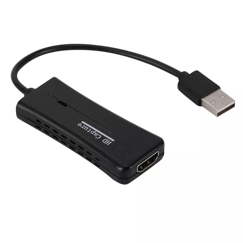 HDMI Video Capture Card USB2.0 Lightweight Portable HDMI Live Video Recorder Game Capture Card for Laptop PS4 Live Streaming
