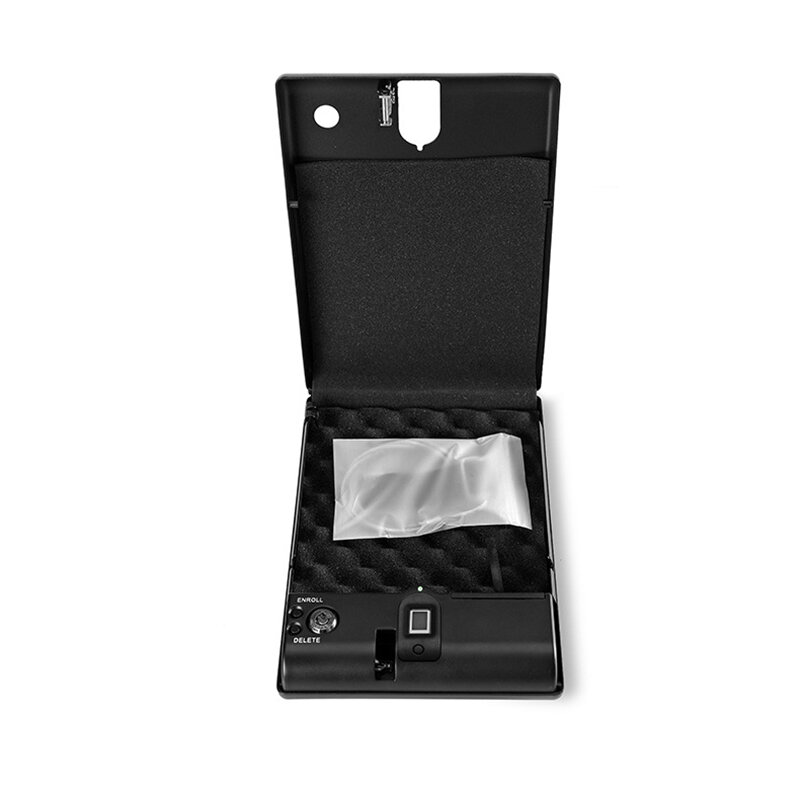 Портативный автомобильный пистолет с полупроводниковым сканером отпечатков пальцев, также может вместить бумажник для наличных и другие ценные мелкие предметы