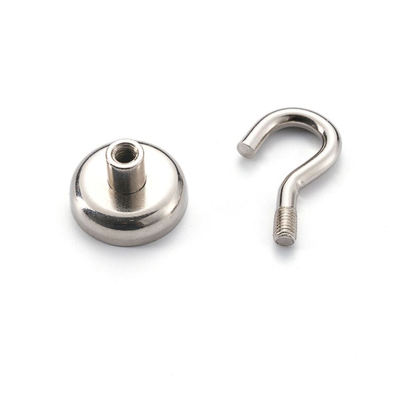 1/10 Pcs Magnetic Hook Strong Magnetic Hook Home and Organization Super Strong Magnet Extra Stark Magnet Neodymium Magnets Hooks