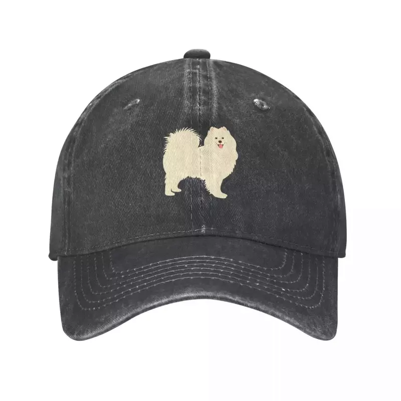 قبعة رعاة البقر للكلاب Samoyed ، واقي قبعة فاخرة ، قبعة جولف أيقونة للسيدات للرجال