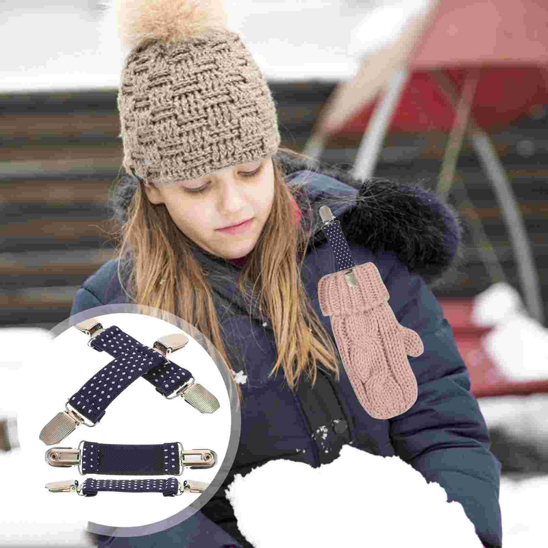 Clip per guanti da 4 pezzi Clip per guanti Clip per guanti invernali per bambini Clip per guanti per bambini
