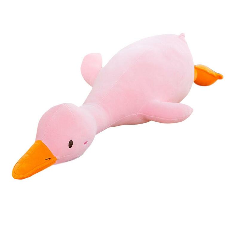 Big Goose Plush Toy para crianças, Kawaii colorido enorme pato travesseiro, bichos de pelúcia, boneca Boba Goose, presentes de aniversário, novo estilo, F7P6