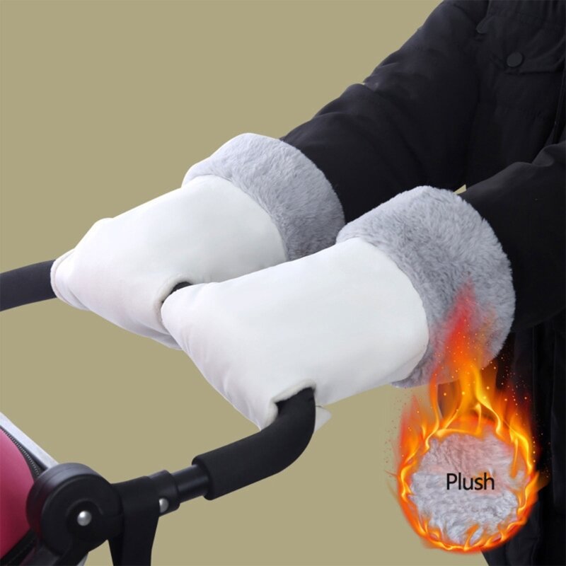 Zimowe rękawiczki do wózka dziecięcego Mufka do wózka dziecięcego Wiatroszczelne rękawiczki do wózka