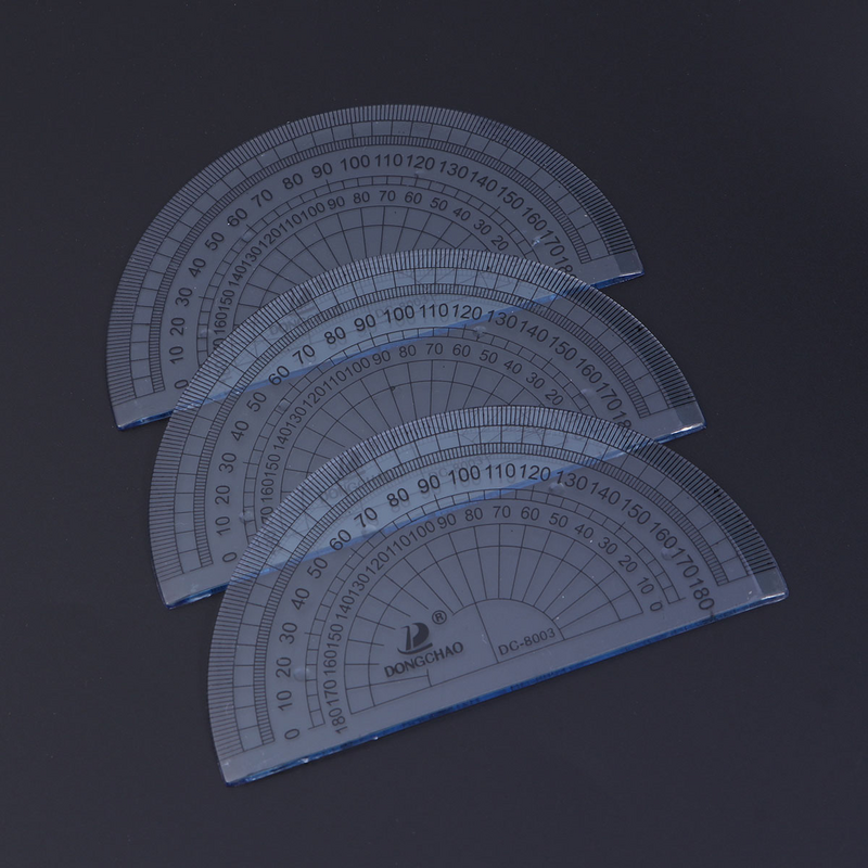 36 pz plastica trasparente matematica matematica goniometro 180 gradi 180 gradi 180 gradi 180 gradi 180 gradi 180 gradi 180 gradi