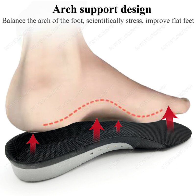 Plantillas de Gel ortopédicas para la salud del pie, almohadilla de suela plana para zapatos, almohadilla de soporte de arco para fascitis Plantar, Unisex