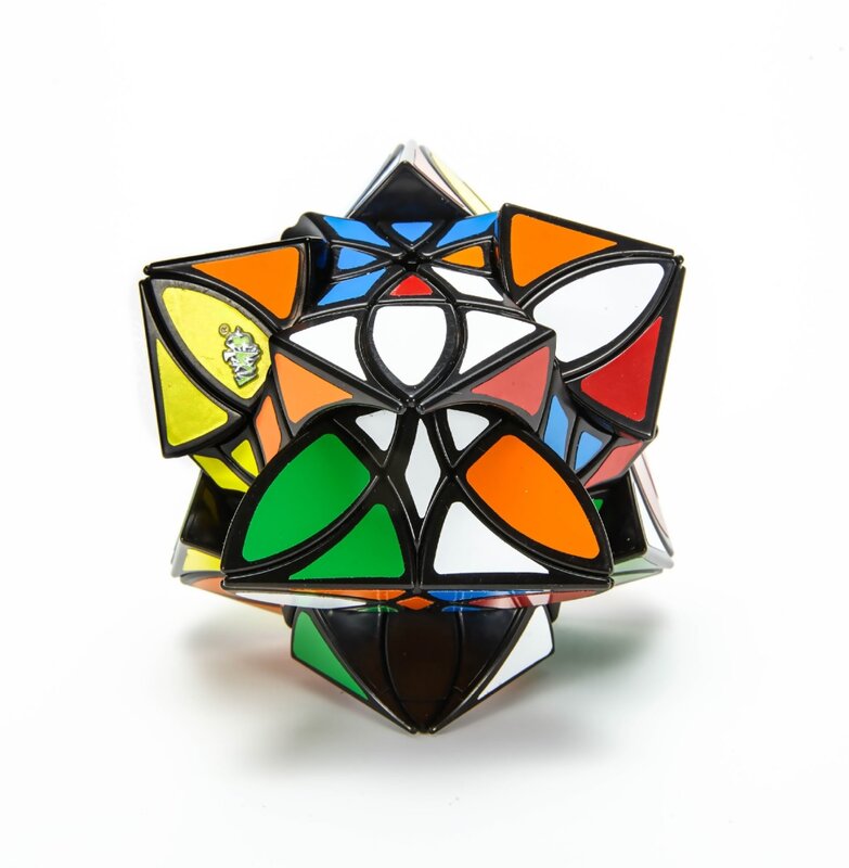 LanLan Butterflower 57mm profesjonalna magiczna kostka Puzzle Cubo Magico pomysł na prezent świąteczny gra o specjalnym kształcie zabawki edukacyjne