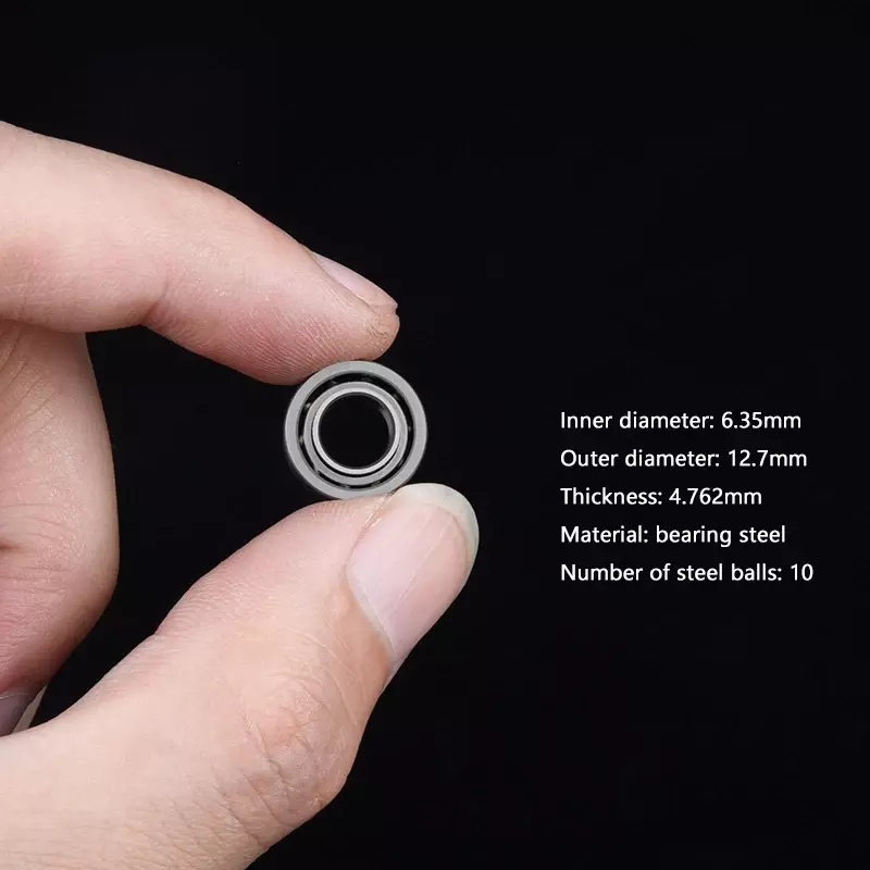 5pcs Stainless Steel R188 Mute Bearing for Fidget Spinner High Quality Bearings Fingertip Gyro Inline Roller Wheel Bearing
