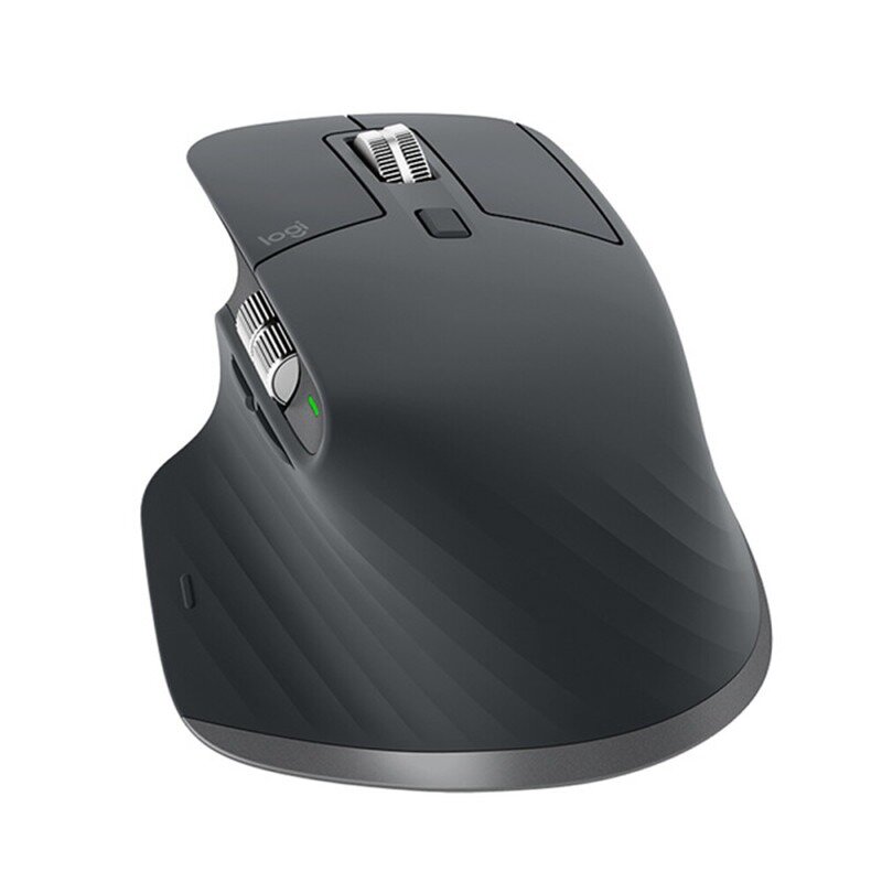 Mouse sem fio MX Master 3 Mouse para jogos de escritório, 7-botões, 2 rodas de rolagem, receptor 2.4G para laptop e PC, novo