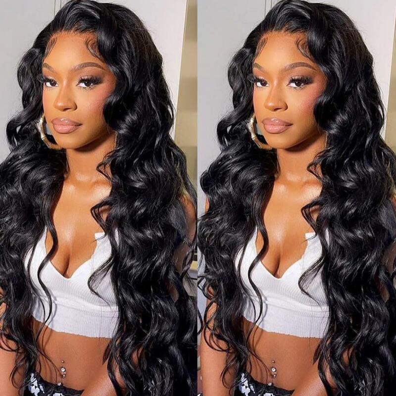 13x6 Hd Lace Body Wave 13x4 Lace Front Human Hair Wig 30 40 Inch Brazilian Pre Plucked Lace Frontal Wigs For Women Wet And Wavy