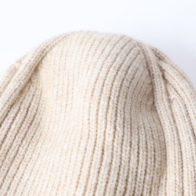 2024 캐시미어 따뜻한 니트 모자, 겨울 따뜻한 모자, 추운 야외 라이딩 방풍 모자, 귀 보호 모자, 신제품