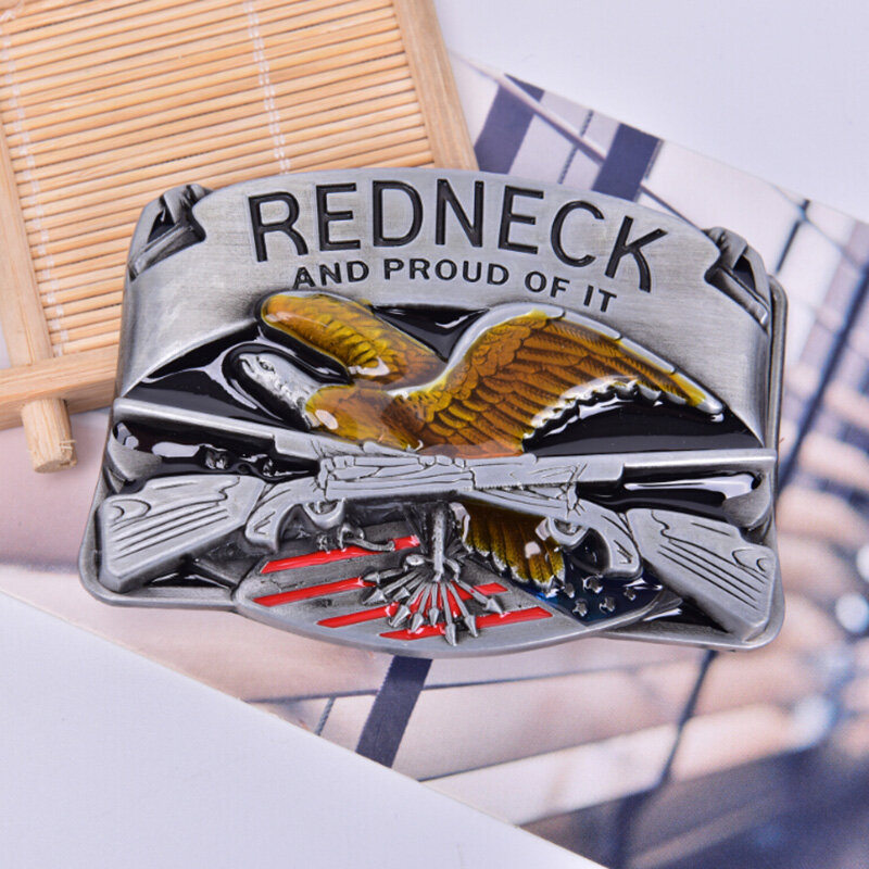 Пряжка ремня в западном стиле Steer Eagle платинового цвета в ковбойском стиле Родео
