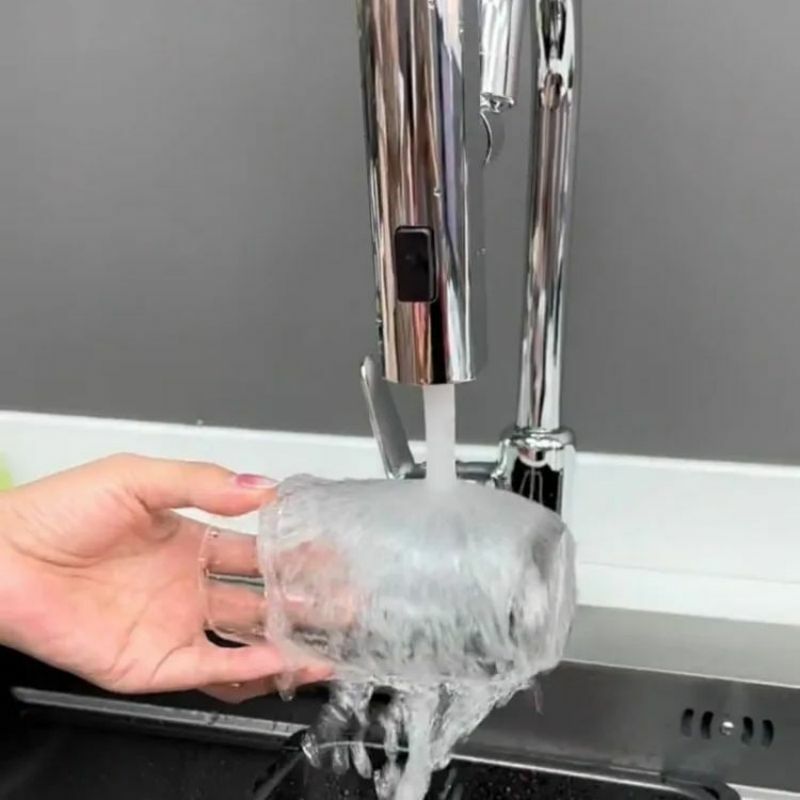 Keran dapur air terjun baru 2023, perangkat Anti percikan Bubbler Putar Universal mulut pipa ekstensi bertekanan, konektor umum