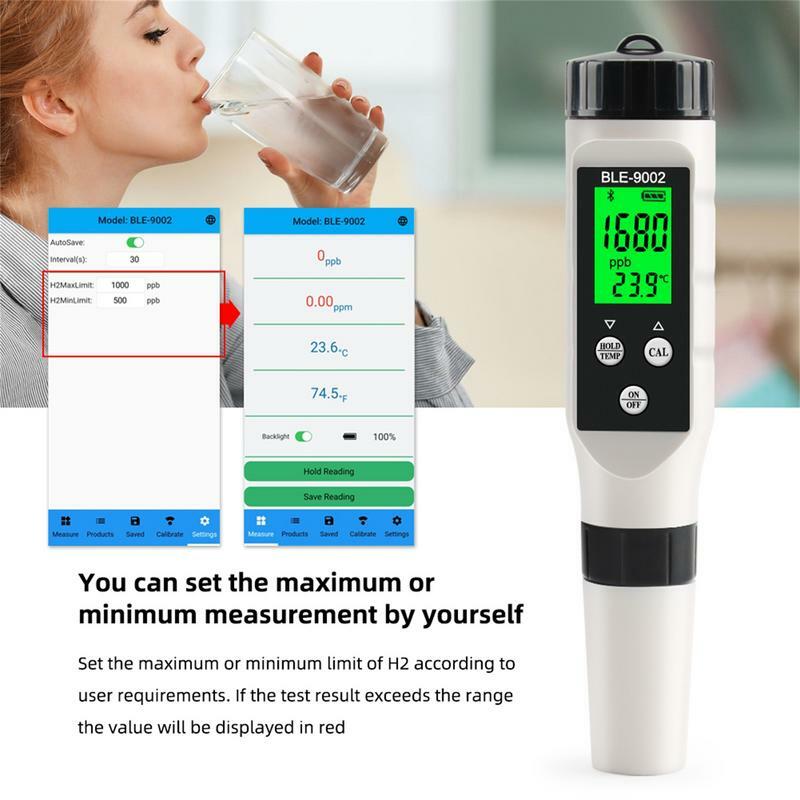 Medidor de temperatura para agua, probador Digital para agua con compensación automática de temperatura, accesorios para beber para el hogar
