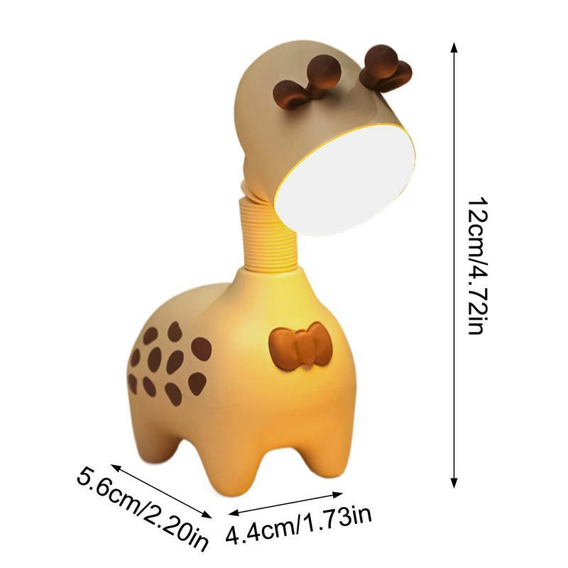 Lampe LED en forme d'animal de dessin animé pour chambre d'enfant, éclairage de chevet, girafe, nouveauté