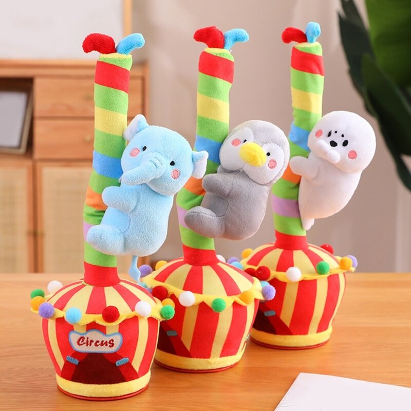 Musical Doll Toy with Talk Imitation Recording Dancing Tree Toy Birthday Gift for Kindergarten Kids Party Favor