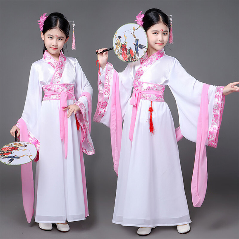 Disfraz de princesa china para niños, disfraz de Año Nuevo, Navidad, Carnaval, Halloween, vestido para niñas