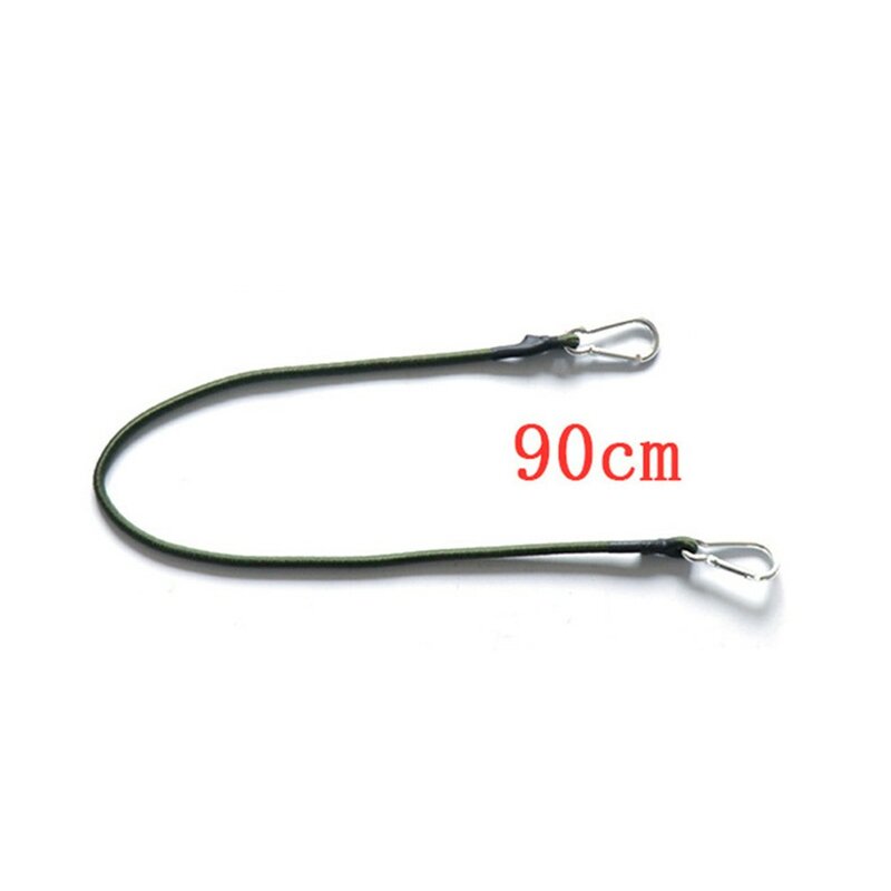 High Tenacity Bungee Cord Ropes with Carabiner Clips 60/90/120cm Ideal for Load Securing and Outdoor Applications