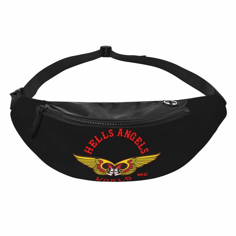 Hell Angel-Sac de ceinture pour hommes et femmes, sacoche de taille