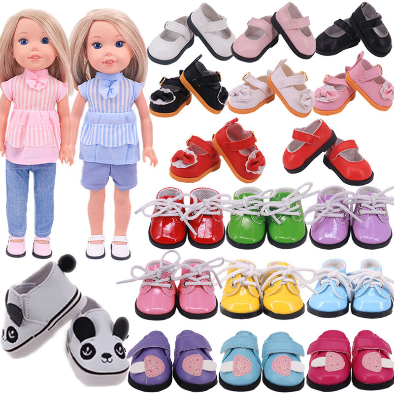 Zapatos con forma de Panda para muñeca Wellie Wisher, zapatos de ropa para muñecas Paola Reina, Kpop Star EXO, juguete para niños, 5Cm, 14 pulgadas, 32-34 Cm, 20Cm