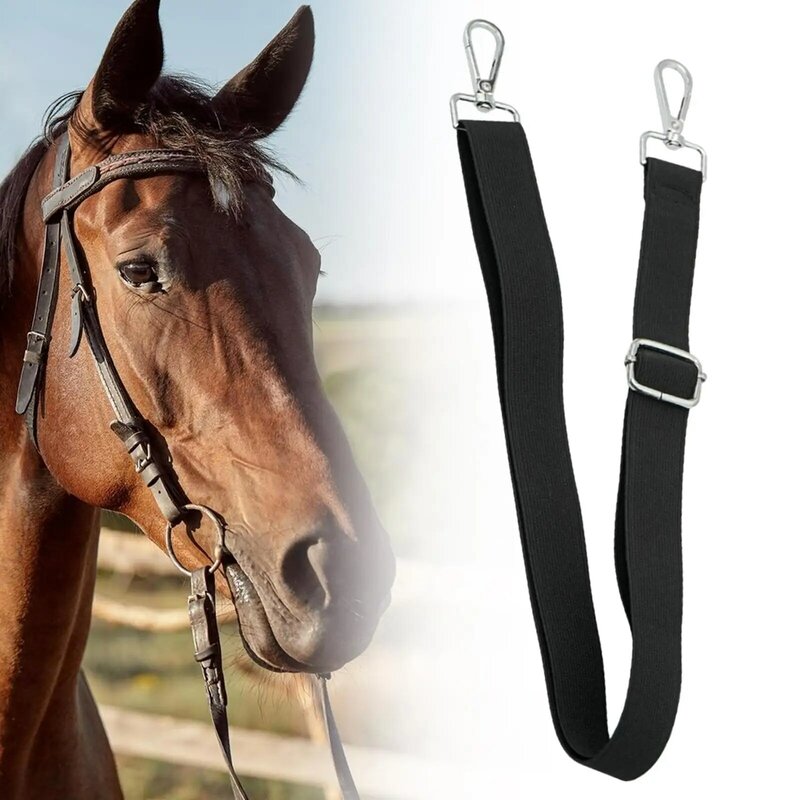 Tali selimut kuda dengan kancing putar ganda logam suku cadang ringan dapat disesuaikan 23.6 inci-48 inci tali kaki pengganti