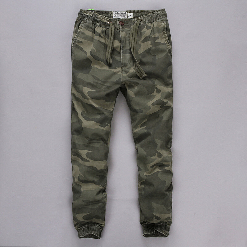Men's Autumn Jogger Pants Camouflage Cargo Pants Fashion Spring Street Wear Male Spring Casual Pants Hiking Pants