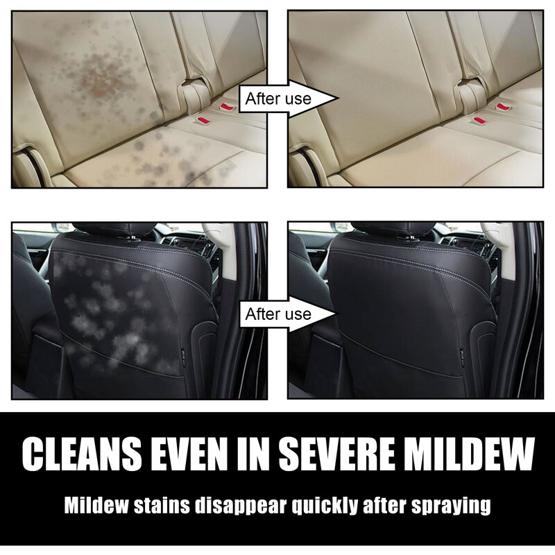 Rimozione della muffa dell'auto sedili interni dell'auto tappetini per piedi rimozione dello stampo del tetto pulizia e manutenzione dello stampo Spray