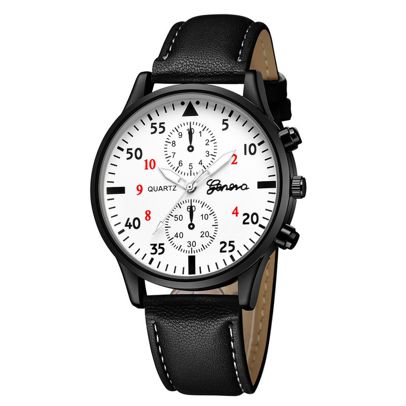 Relógio de pulso de couro masculino de quartzo analógico, relógios masculinos de negócios, marca superior relógio de luxo, moda, 2024