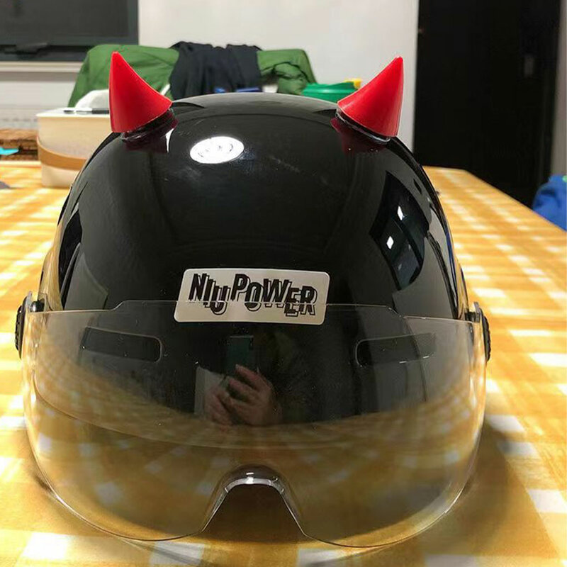 Easy And Convenient To Install Helmet Devil Horns Durable For Motorcycle Helmets Cute Universal