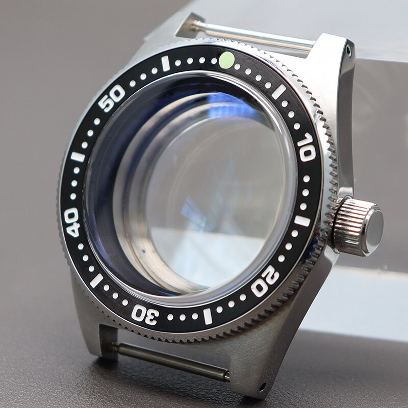 Zmodyfikowane Seiko 62MAS nurkowanie 40mm Vintage etui na zegarki bańka szkło szafirowe pasuje NH34 NH35/36/38 ruch 28.5mm tarcza wysokiej jakości