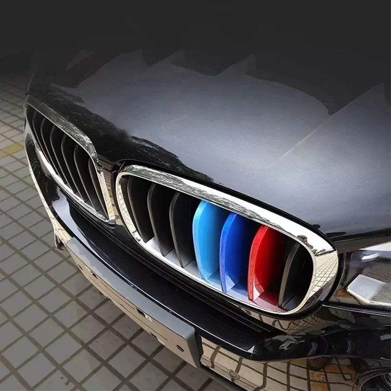 Guarnição da tampa da grade do radiador para BMW, grade de ar dianteira do rim, 3 cores, X1, X3, X4, X5, X6, E84, E70, E71, F15, F16, F25, F26, g01, G02, G05, M