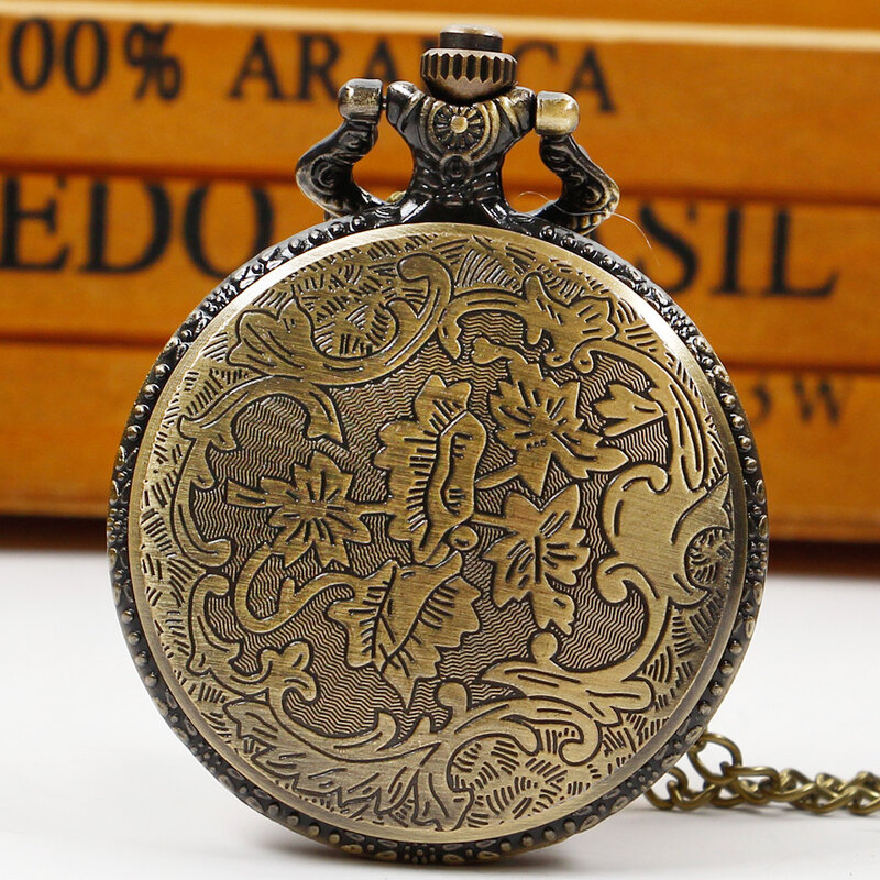 앤티크 레트로 쿼츠 포켓 시계 펜던트, 남녀공용 체인 포켓 시계, 남성 최고의 선물