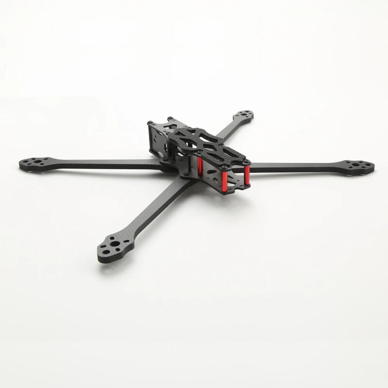 APEX RC Kit rangka Quadcopter serat karbon, Kit rangka Quadcopter serat karbon 7 inci 315mm, lengan 5.5mm untuk APEX FPV gaya bebas RC balap