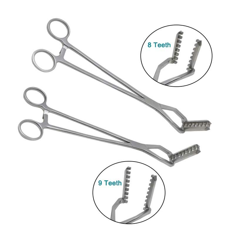 Pinza per sutura con nodo pinza ortopedica laparoscopica in acciaio inossidabile strumento ortopedico per animali domestici