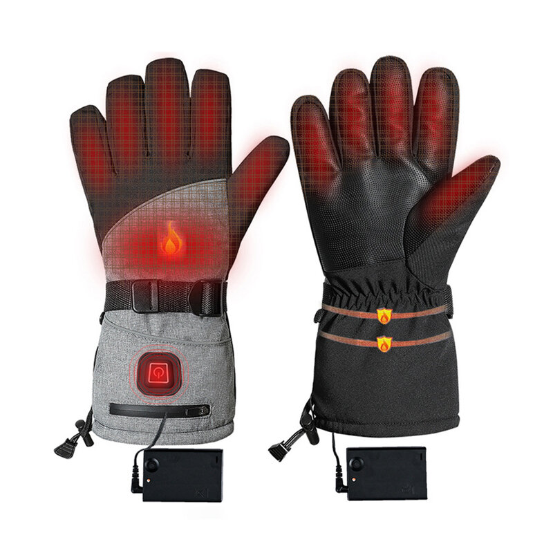 Guantes Térmicos recargables para motoristas, cómodos guantes de mano recargables, calefacción