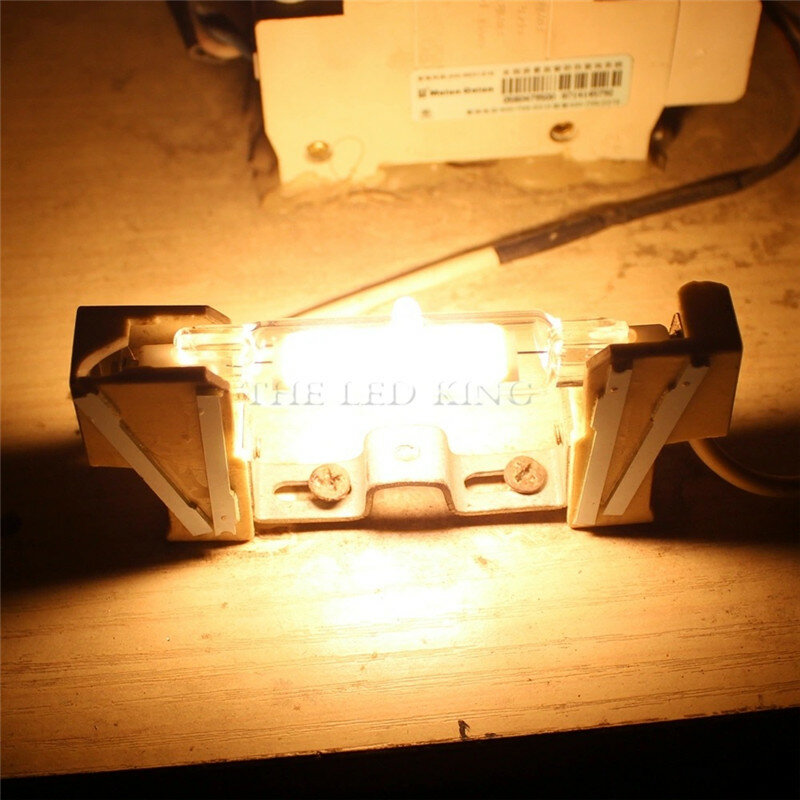 슈퍼 밝은 LED R7S 유리관 COB 전구 세라믹, 78MM 118MM R7S 옥수수 램프 15W 20W 30W 40W J78 J118 할로겐 램프 대체