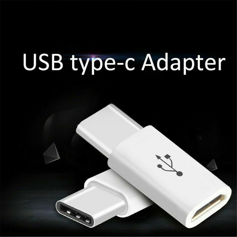 Micro-USB-Buchse zu Typ C Stecker Adapter Konverter Micro-B zu USB-C Stecker