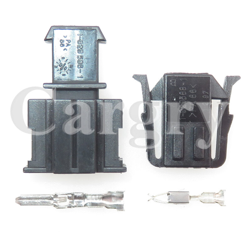 1 Set 2P 1-929588-1 191972702 Auto Mannelijke Plug Vrouwelijke Socket Voor Vw Audi Auto Abs sensor Kabelboom Connector
