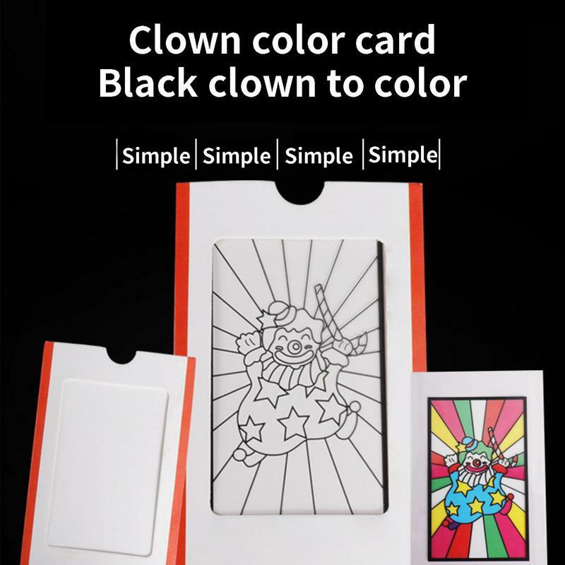 Carta che cambia colore giocattoli magici che cambiano colore Magic Gimmick Funny Illusion Magician puntelli Close Up Stage Magic puntelli colore