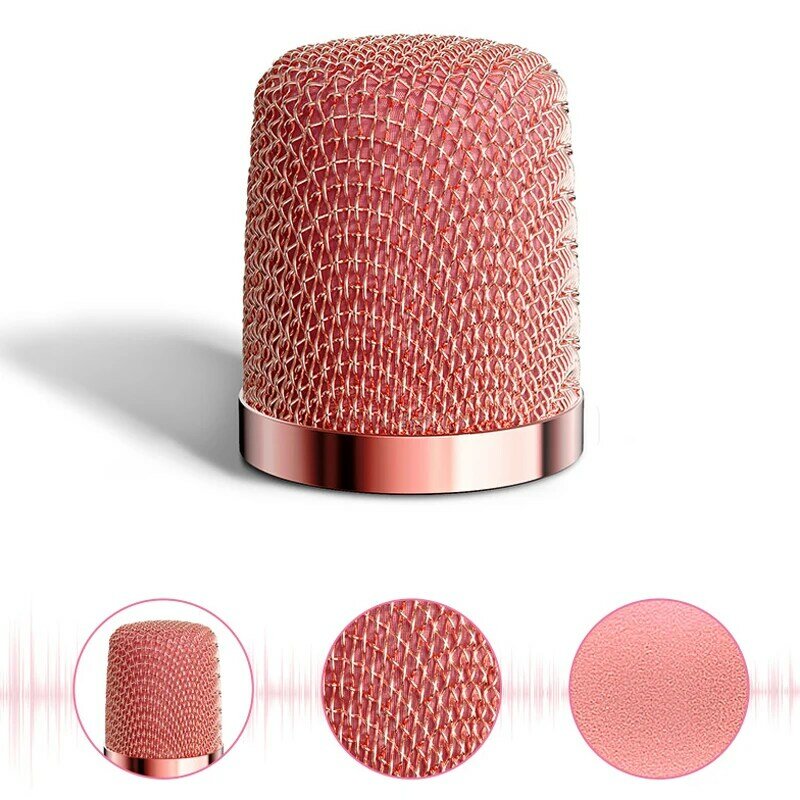 Mikrofon Karaoke nirkabel kompatibel dengan Bluetooth, mesin Speaker MIK genggam untuk hadiah anak, mesin Karaoke portabel