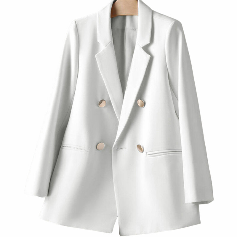 Женский офисный костюм, куртки, женское двубортное пальто для женщин, официальное ежедневное бриллиантовое пальто