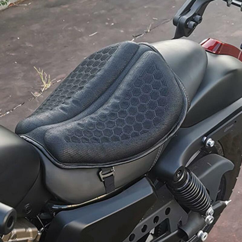 Motorbike Seat Cushion Shock Absorb Comfortable Decompression Air Mat Seat Pad