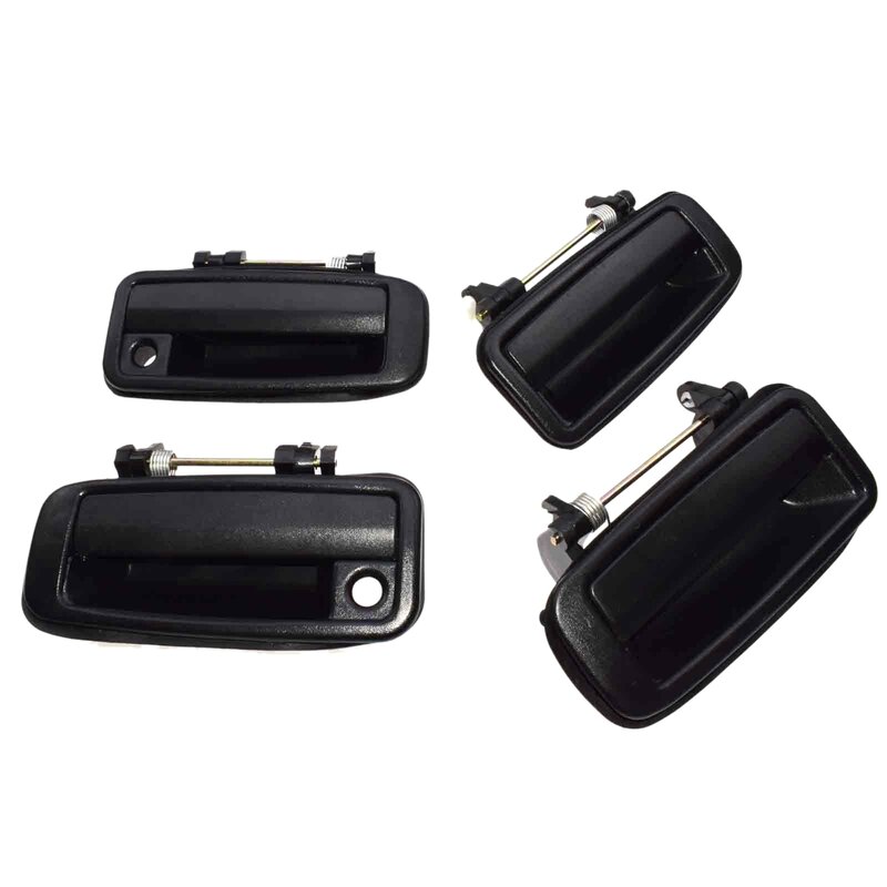 4 PCS(Front Rear Left Right)Outside Outer Exterior Door Handle For Toyota Corolla 1988-1992 69210-12110 69220-12110