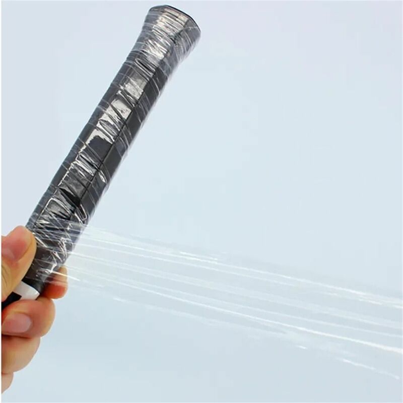 Badminton Racket Tennis Racket Transparent Primer Sweat Proof Anti-Stick Backing Film Cushioned Plastic Racket Protective Cover